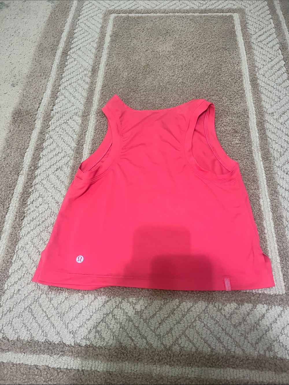 lululemon athletica Lip gloss Pink Racerback Tank Top Read Description!!